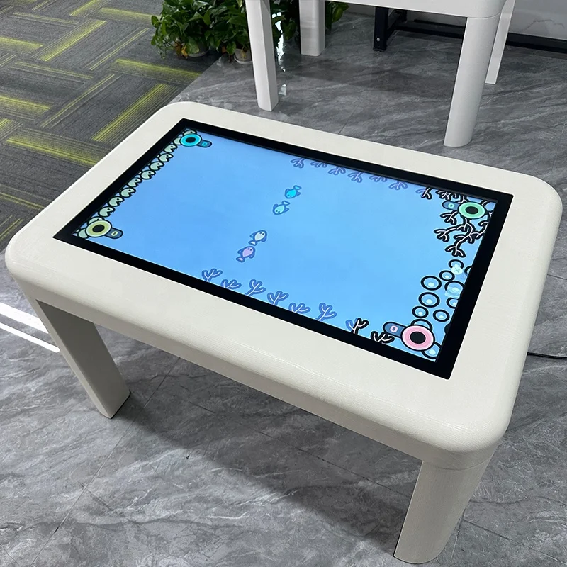 32 Inch 4k Capacitive Touch Screen Table, All in One Touch Screen Coffee Table