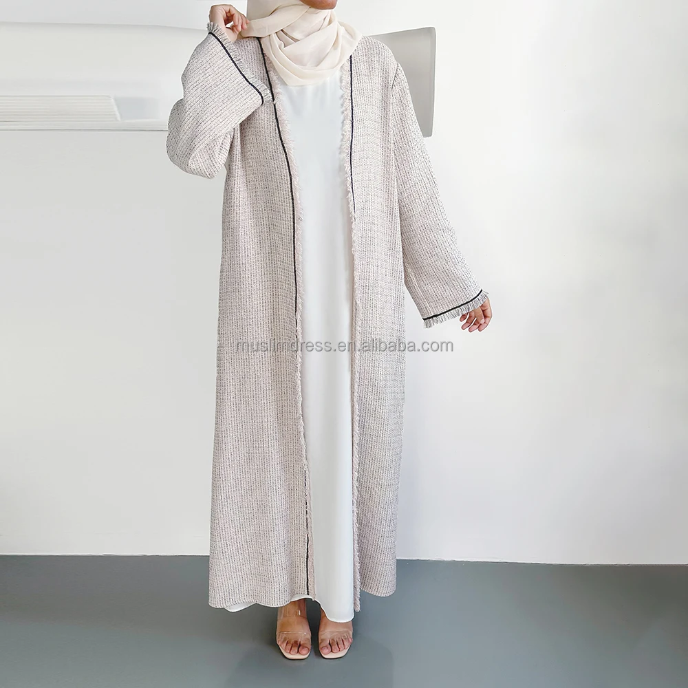 New design winter abaya styles wholesale dubai turkish kimono abaya coat