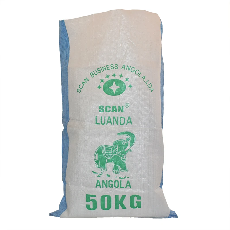 PP Woven Food Sacks Plastic Wheat Flour Rice Tapioca Packaging 25kg 40kg pp Packing Bags