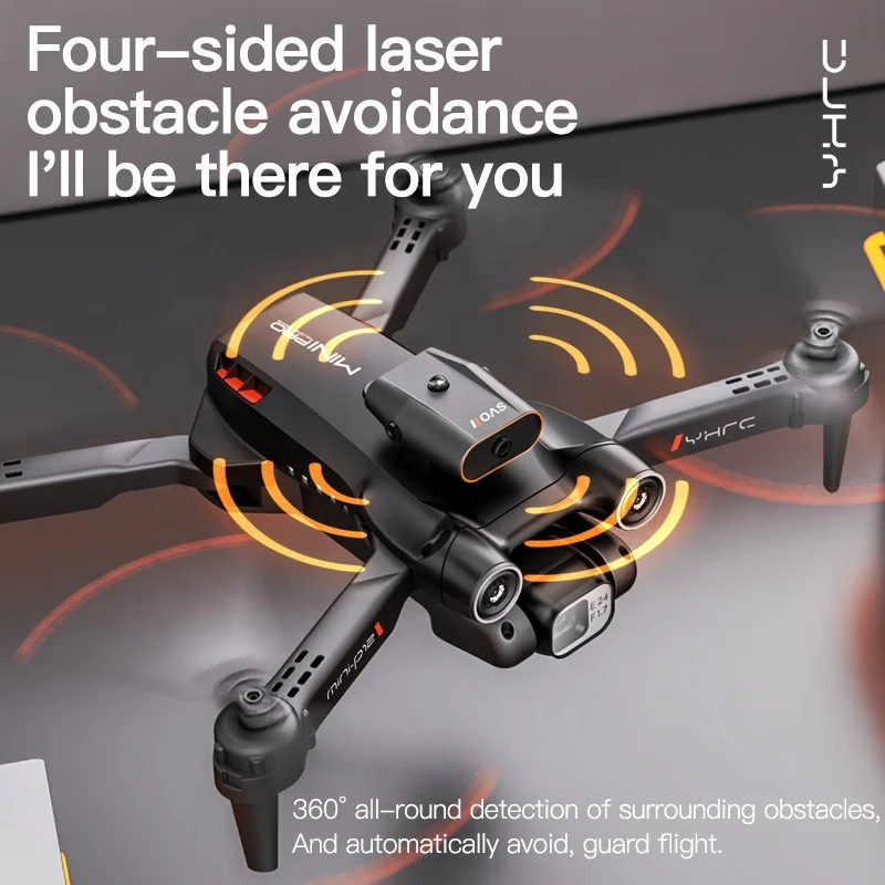 IQOEM E63 Dual Camera Obstacle Avoiding UAV 8K Remote Control Aerial Camera Four Axis Aircraft Glasses Long Range Aircraft