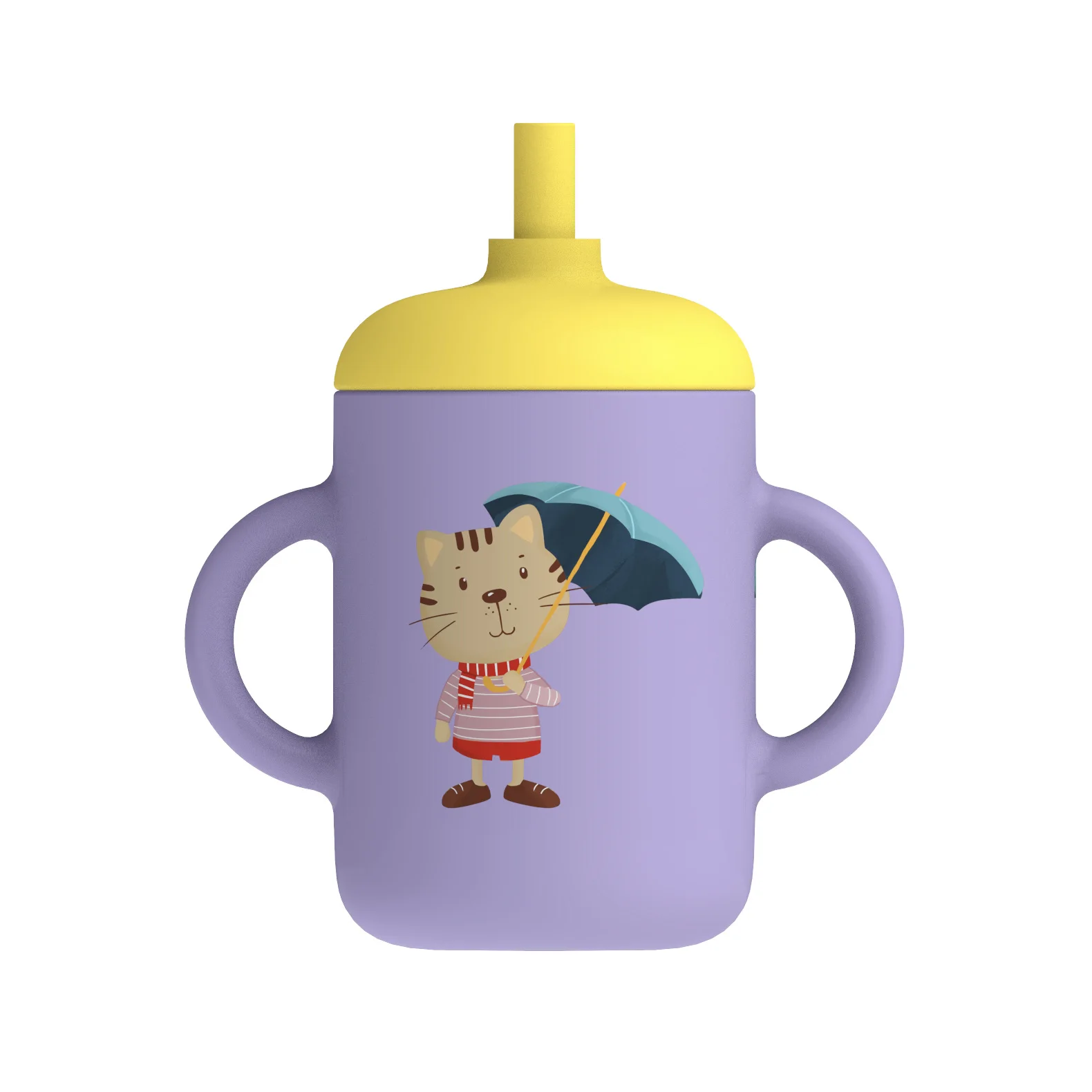 
Latest hot selling home cute cups durable cup unique design binaural cup 