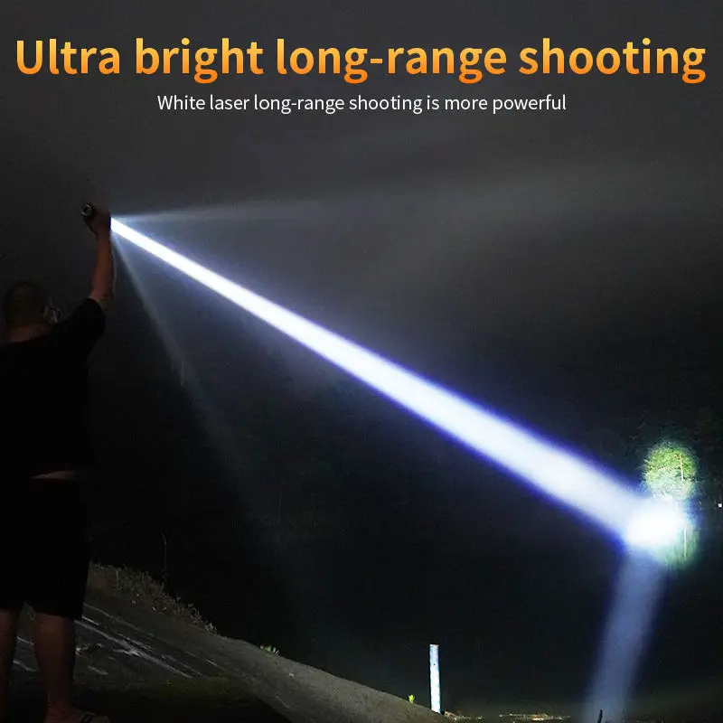 New Style Super Bright Zoom Long Range 500 Lumens Led Outdoor Strong Multi Function Plastic Torch Flashlight Torches
