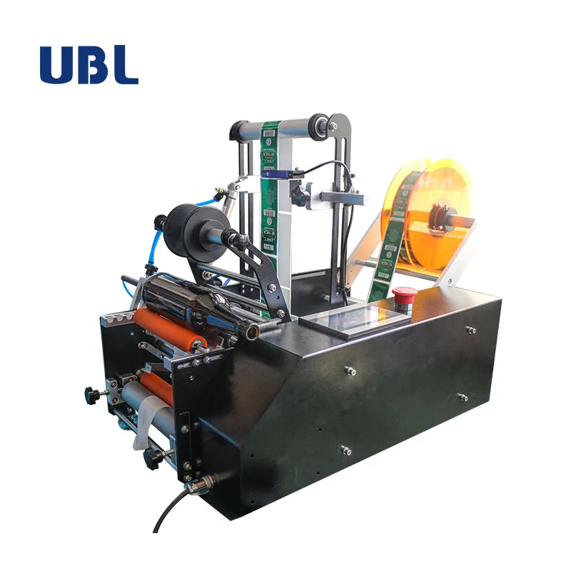 Завод UBL, Производственная техника, автоматическая этикетировка бутылок, полуавтоматическая машина для маркировки бутылок с водой