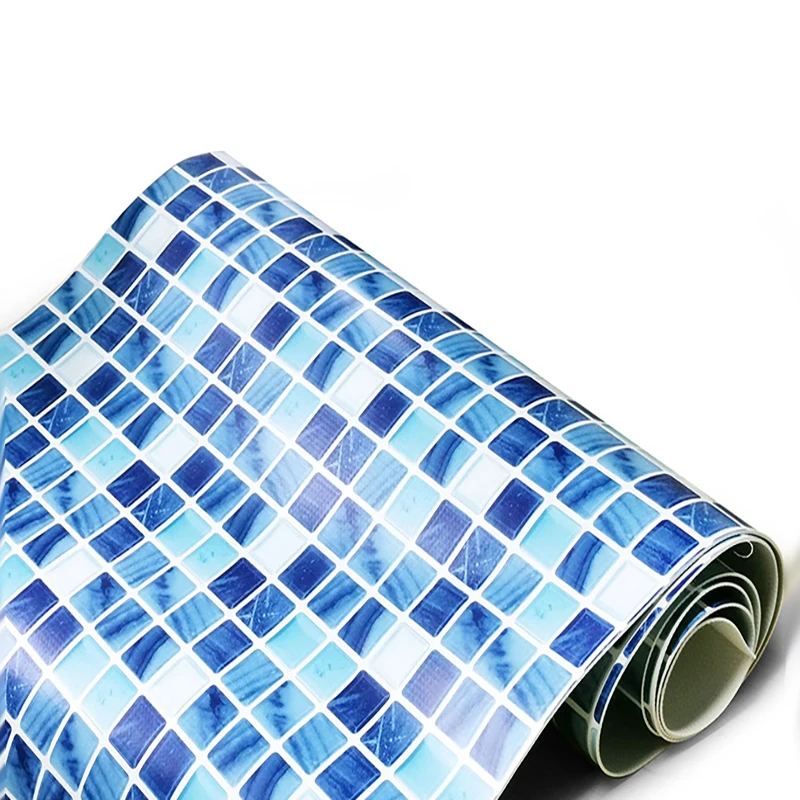 Waterproof PVC  blue swimming pool Vinyl Accessories plastic pool liner Swim Pool PVC Liner with Anti-UV