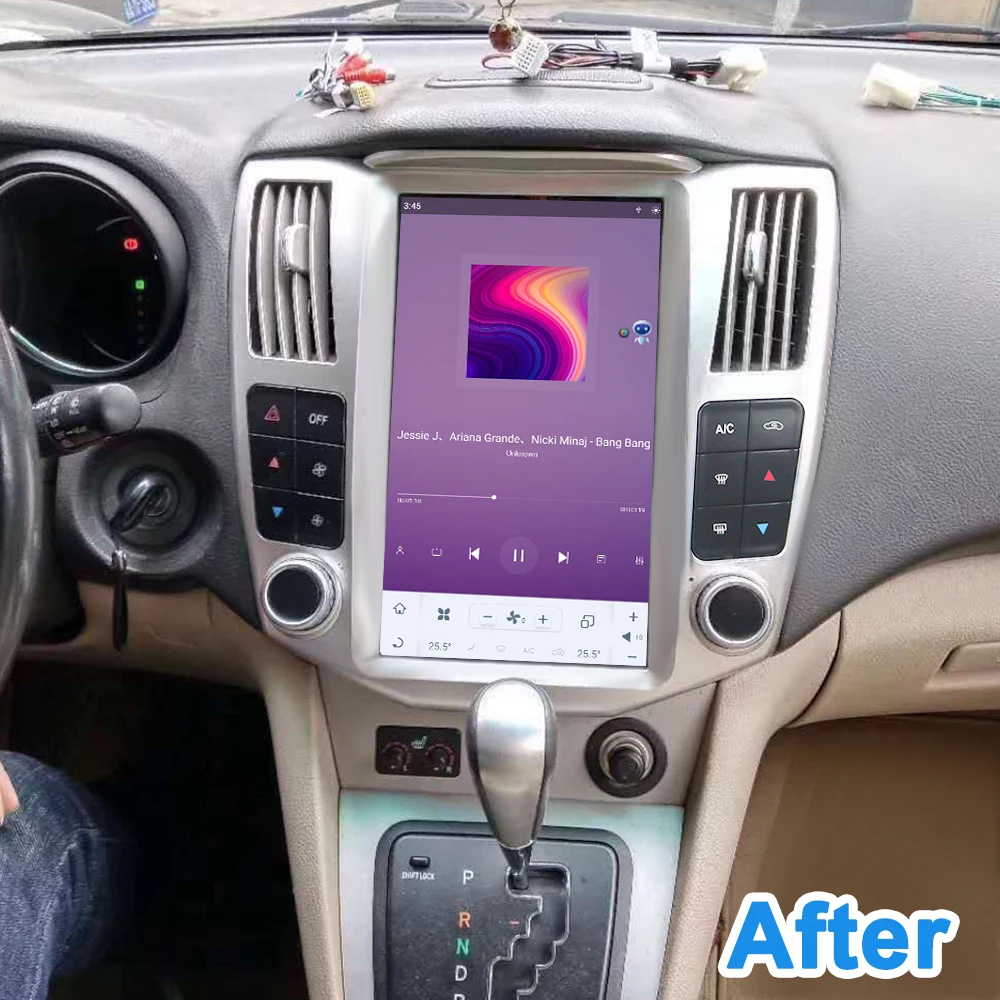 Автомобильная мультимедийная система Android 12 автомобильное радио для Lexus RX RX300 RX330 RX350 2003-2009 полный сенсорный экран
