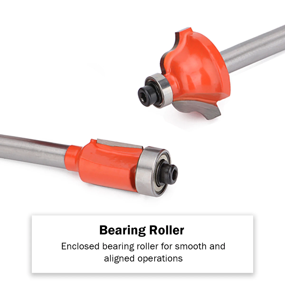 KSEIBI Router Bit Set 10-PC  Wood Milling Cutter 1/4' Shank