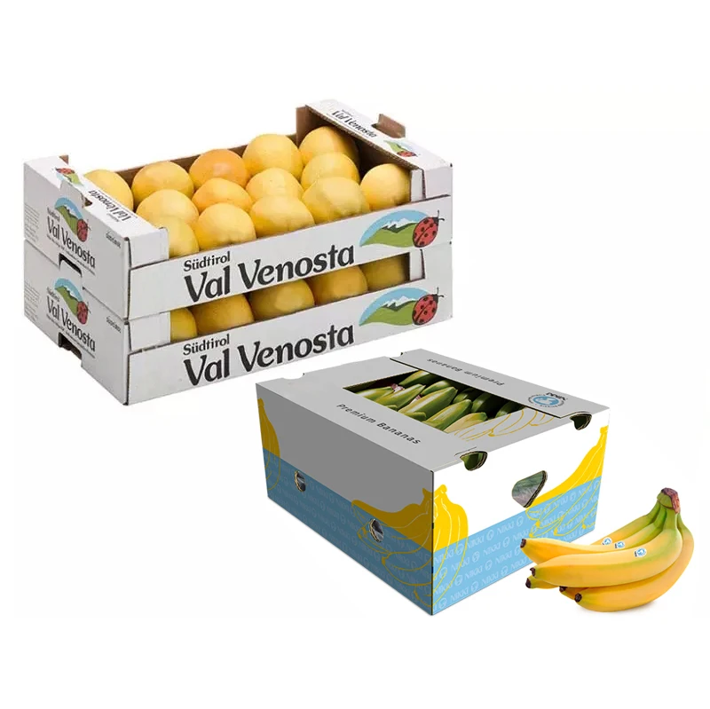 Сладкий свежий банан фрукты Доставка картонная упаковочная коробка для банана 10-20 кг