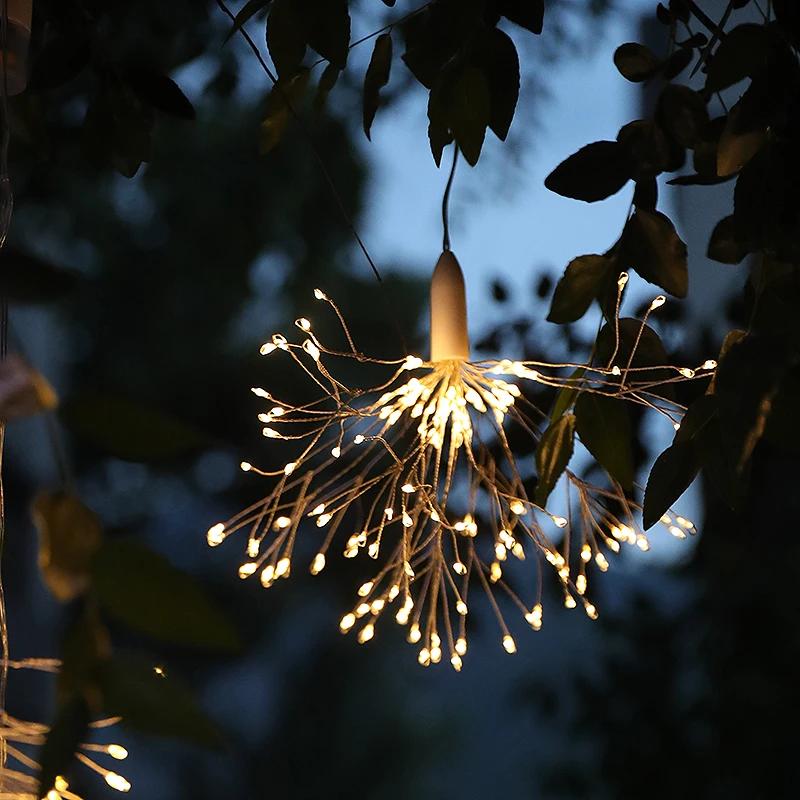 Hot Sale Led Firework Light Decorative String Lights Christmas Lights Outdoor Waterproof 8 Mode Lamp Party Wedding Christmas