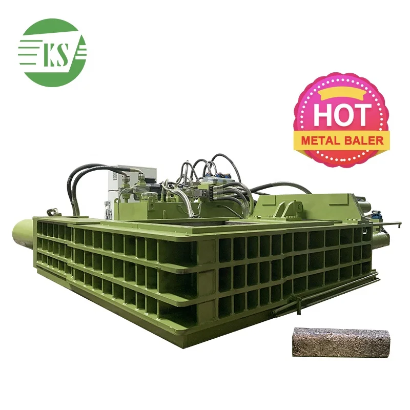 Keshang Hydraulic Y81-350T 1500x1300x500mm Scrap Metal Stainless Steel Precision Casting Briquetting Machine