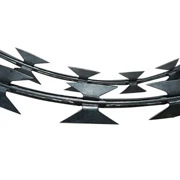 2022 Stainless Steel Galvanized Steel Razor Barbed Wire for Construction Sites