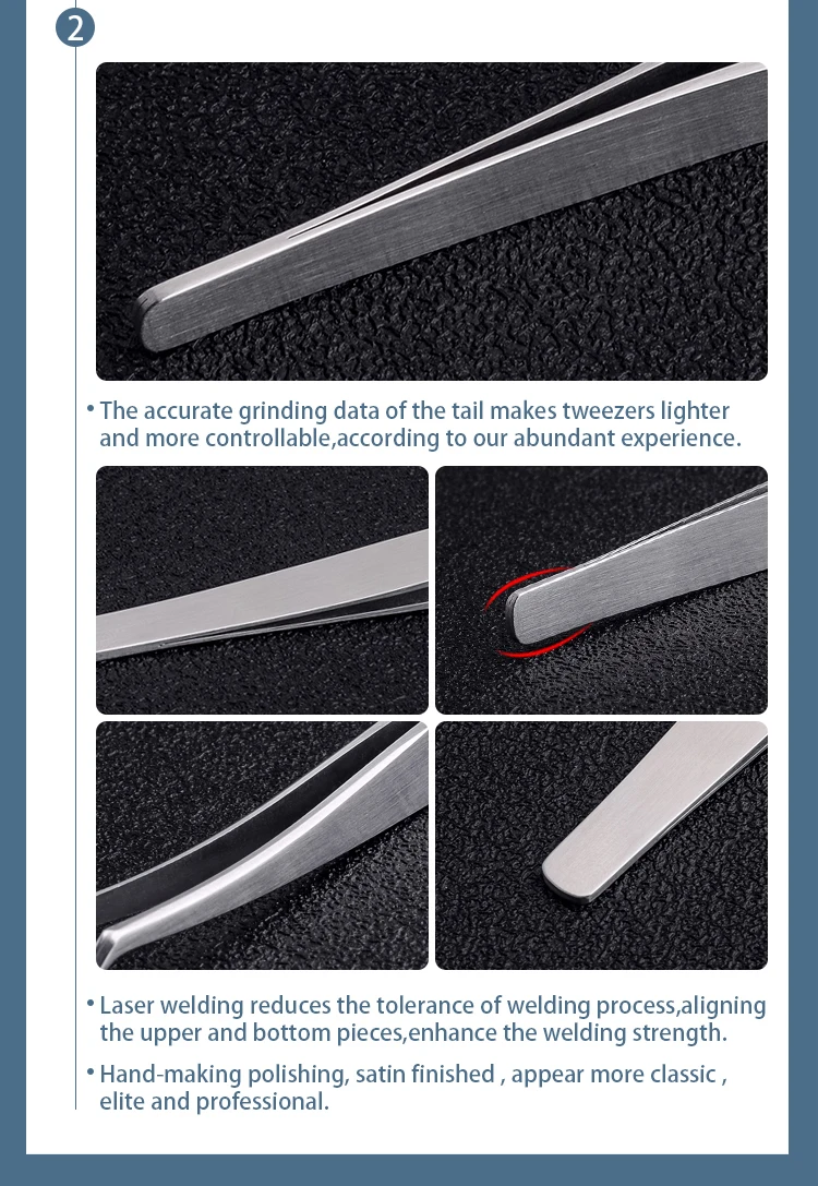 ELITER Hot Sell 0/80/90 Degree In Stock Russian Lashes Tweezers The Lash Professional Tweezers Tweezers Volume