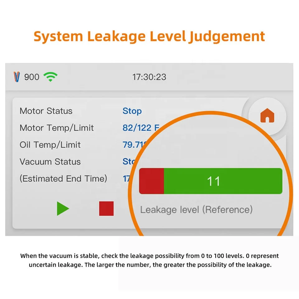 air conditioning parts 2 Stage9 CFM Vacuum Pump Intelligent HVAC Vacuum Pump App Control R32 for Air Conditioner Refrigerant Air Tool