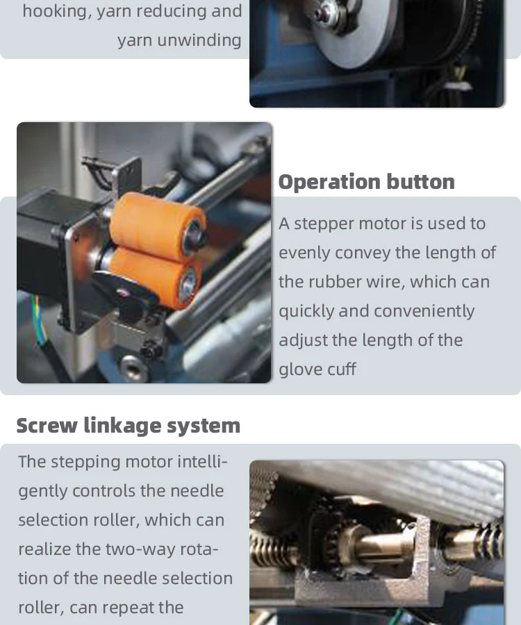 New style Mitten 13G Finger Glove Knitting Machine