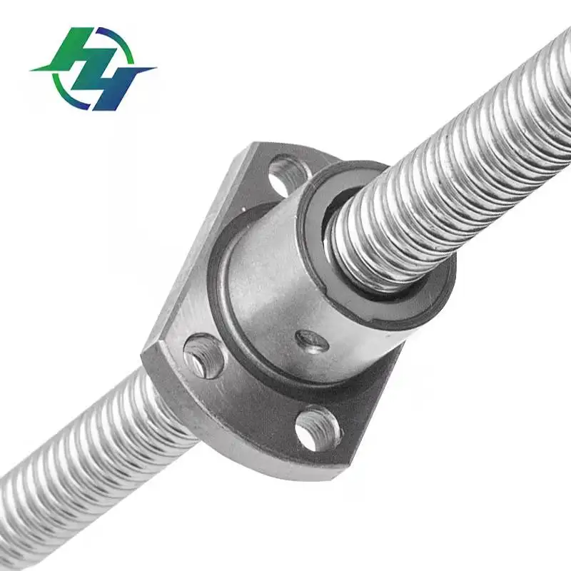 rotating ballscrew with motor mini micro ball screw with nut lead screw lishui bearing whosale