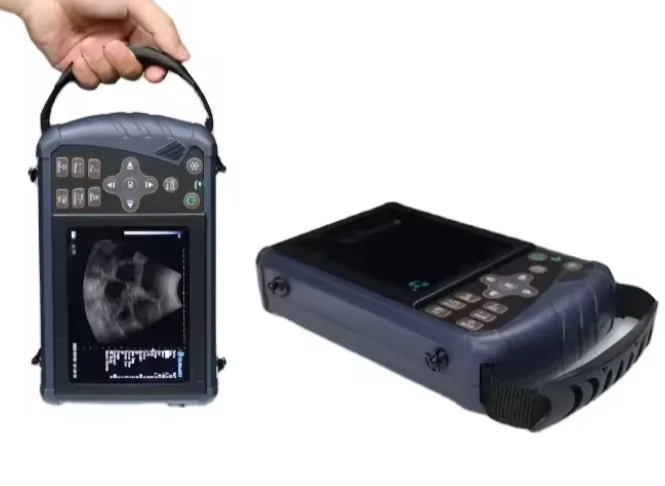 Portable Veterinary Ultrasound Devices For Bovine Equine Swine With Standard Rectal Probe Or Convex Probe