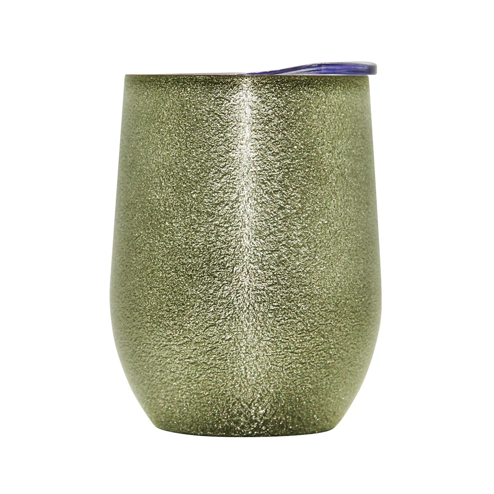 
12oz Wholesale Acrylic Thermal Metal Egg Insulated Wine Cups For Bottles Stainless Steel Wine Cu 