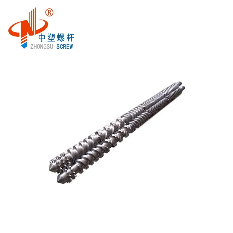 parallel twin screw barrel for plastic extruder for krausmaffei / battenfield