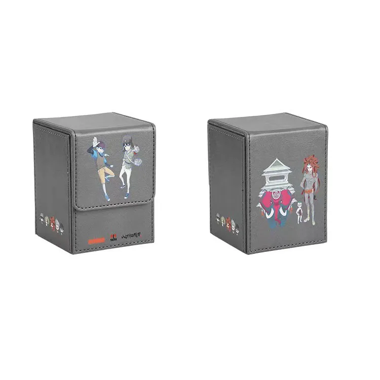 100 + Персонализированная мультяшная игровая коробка для карт TCG квадратная хранения
