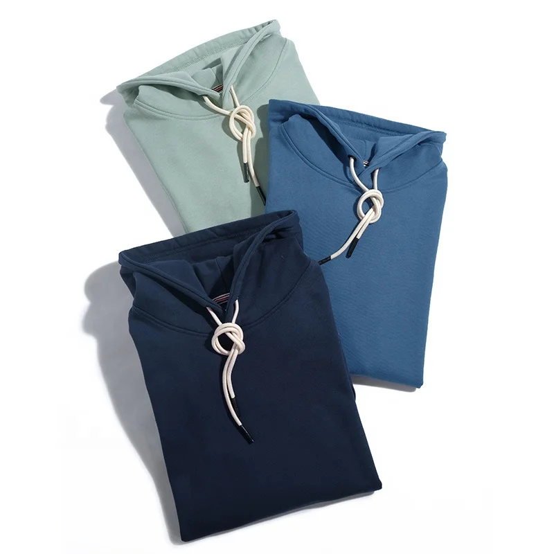 Новый дизайн на заказ тяжеловесная Толстовка мятно-зеленая 375 Gsm толстовка с большим карманом пуловер тяжеловесные хлопковые толстовки