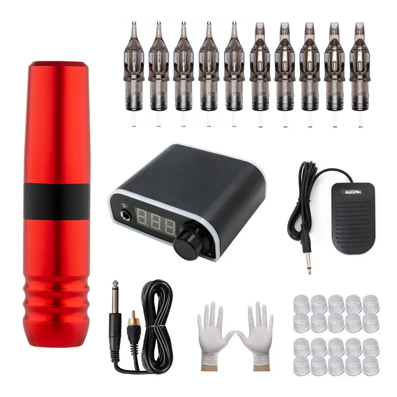 Wholesaler Digital Body Art Professional Machine Professional Smart Portable Design kit tattoo sets from China