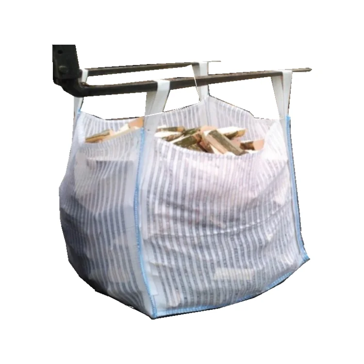 
Ventilated big bag for fire wood mesh bag Breathable jumbo bulk bag 1000kg 