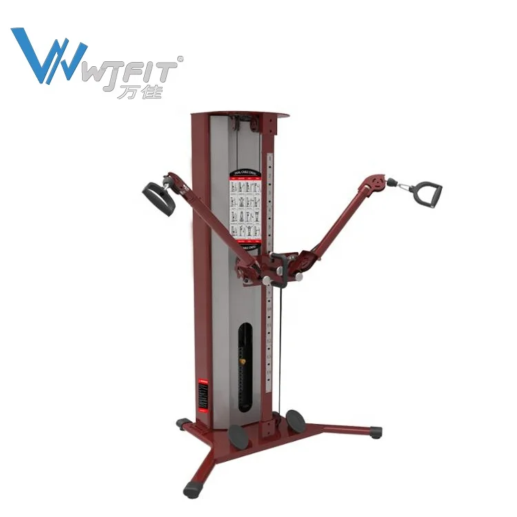 
Multi Functional Trainer Tower Function Trainer With Arms Cable Crossover Machine Wall Mounted Dual Cable Home Gym 