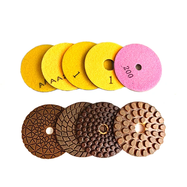 Good Gloss 150mm Metal Wet Polishing Pad for Glass and Artificial Stone