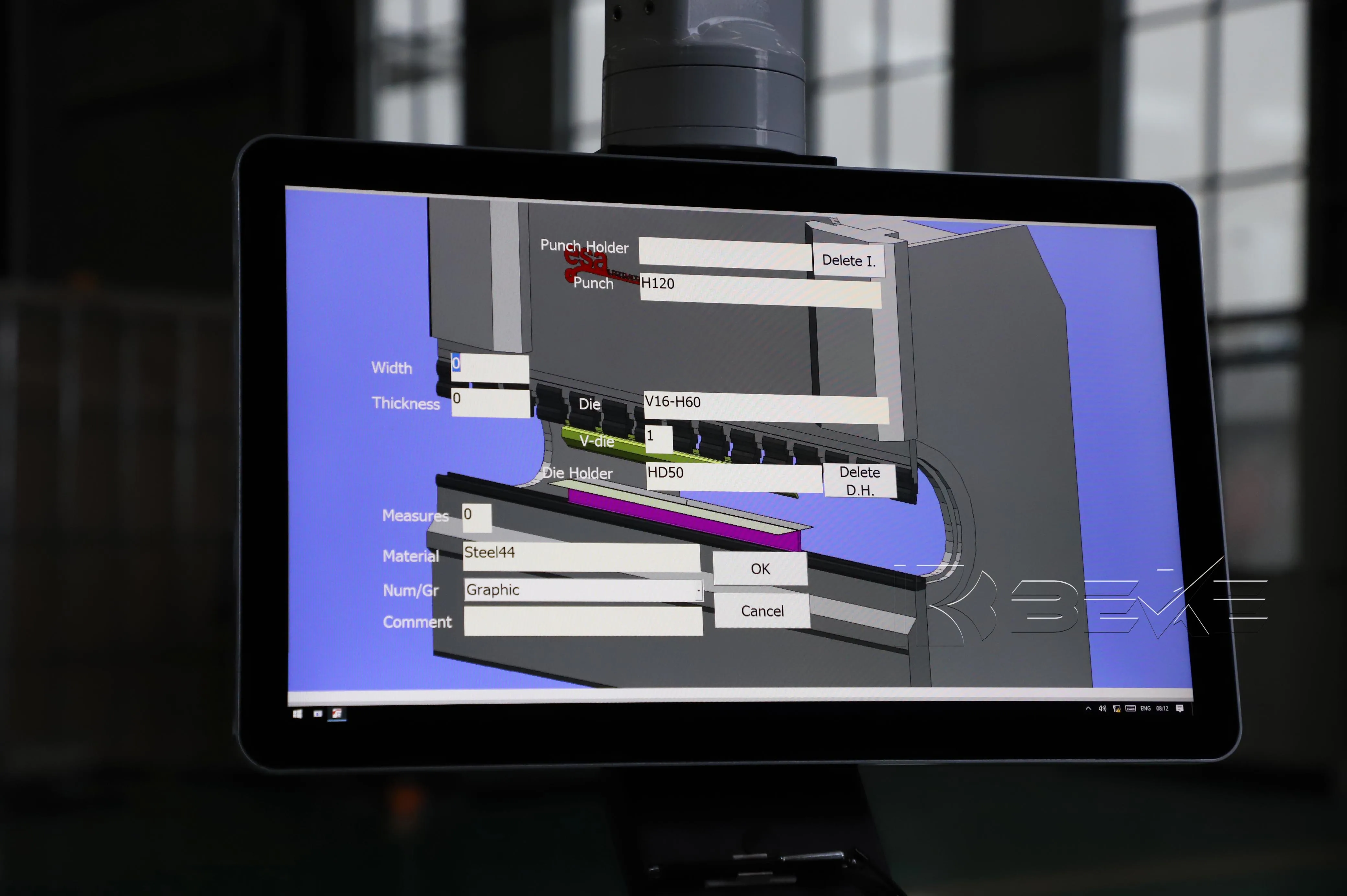 ESA S875 135T3200 cnc press brake bending machine