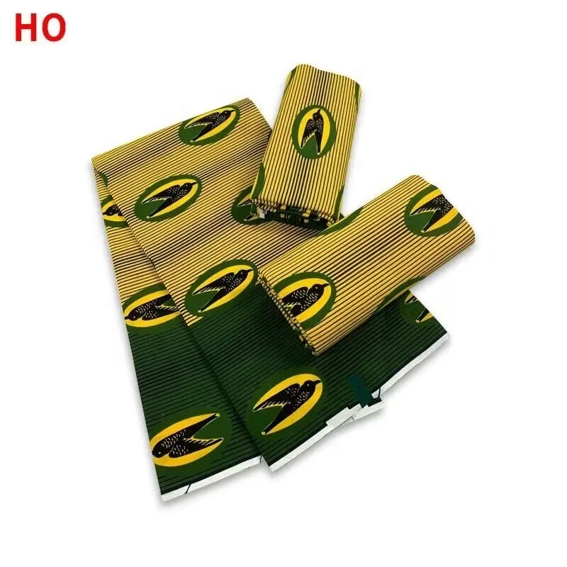 ACI Low Price Low Price Latest African Wax Fabric Soft Quality African Fabrics Real Wax Cotton Pagne Hollandaise 6 Yards/Piece