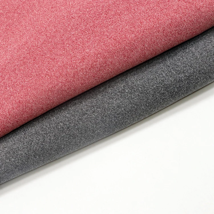 92% polyester 8% spandex 280gsm knitted soft and warm knitted boucle sweater knit fabric