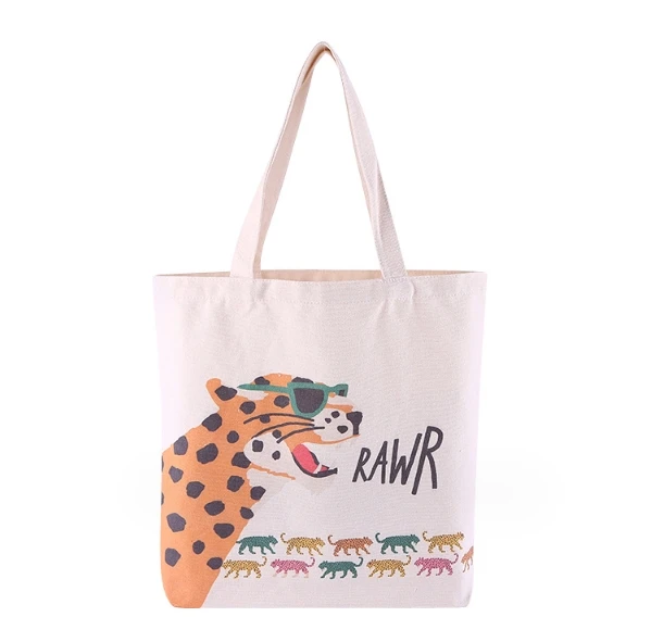 Wholesale Blank Custom Canvas Tote Bag Customized with Printed Logo High Quality Eco Recycled Plain Shopping Bag for Women