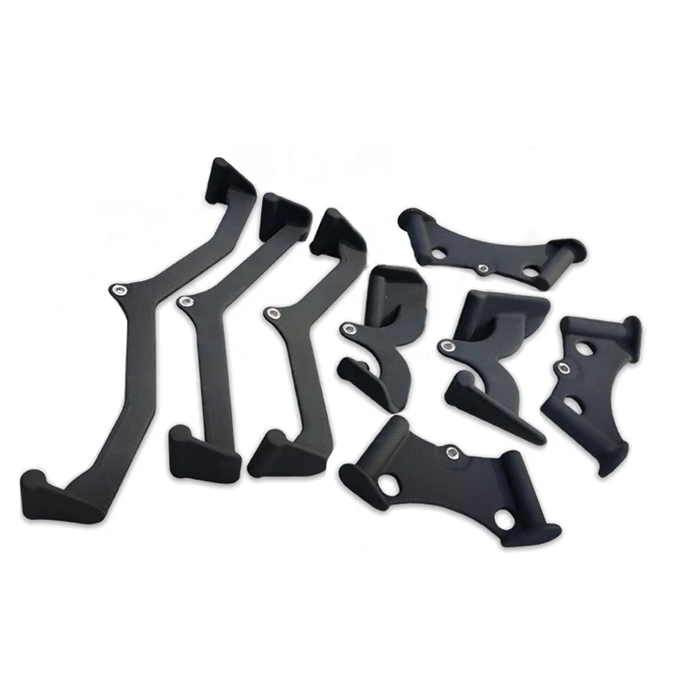 Back Strength Handle grips set 5 8 LAT Pull Down Bars Rowing T-bar V-bar Set Pulley Cable Machine Attachments
