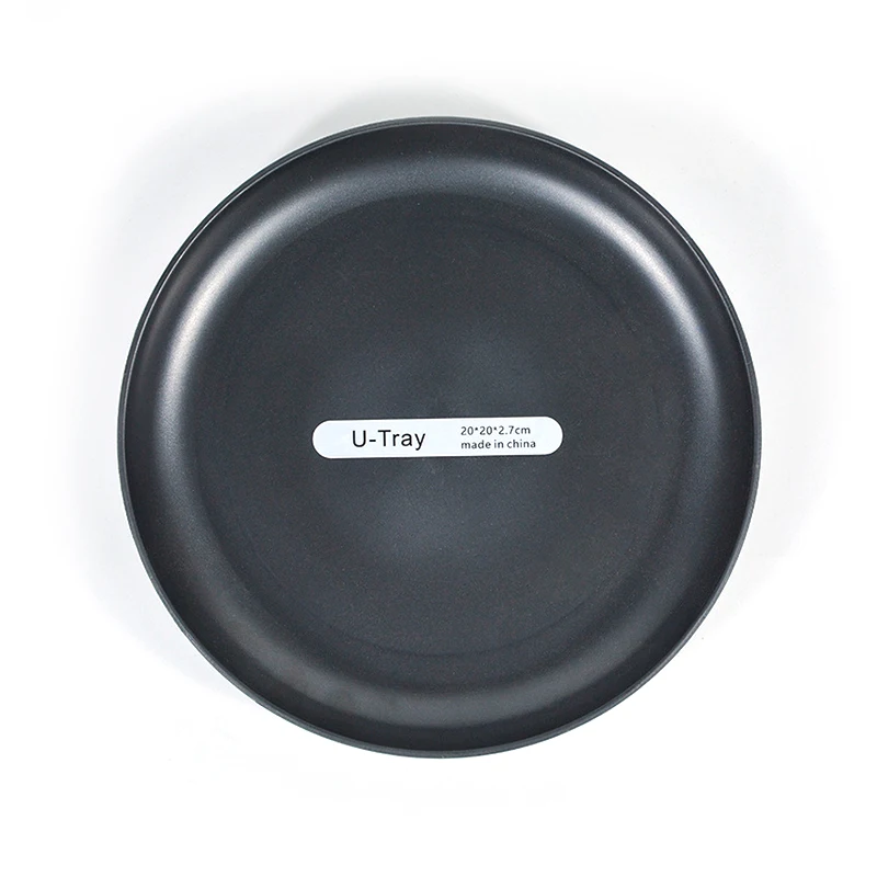 Factory Outlet Direct Selling Plastic Dinner Plate Home Desktop Storage Multi-Purpose Storage Round Fruit Tray