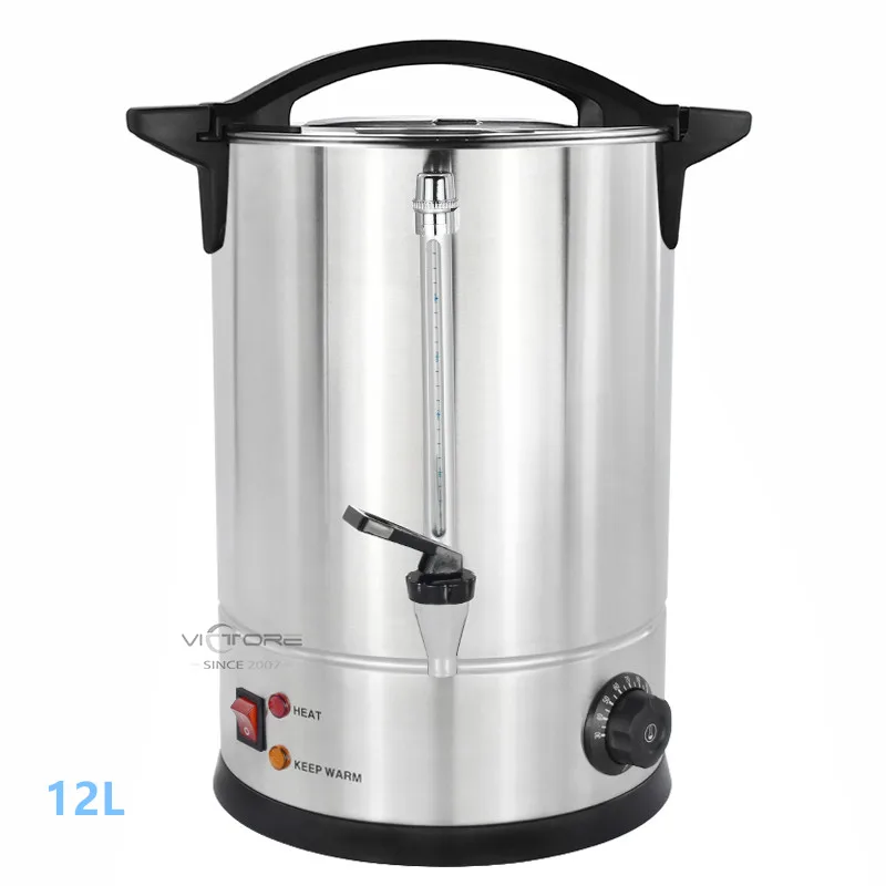 12 Litre Catering Water Boiler Urn with Thermostatic