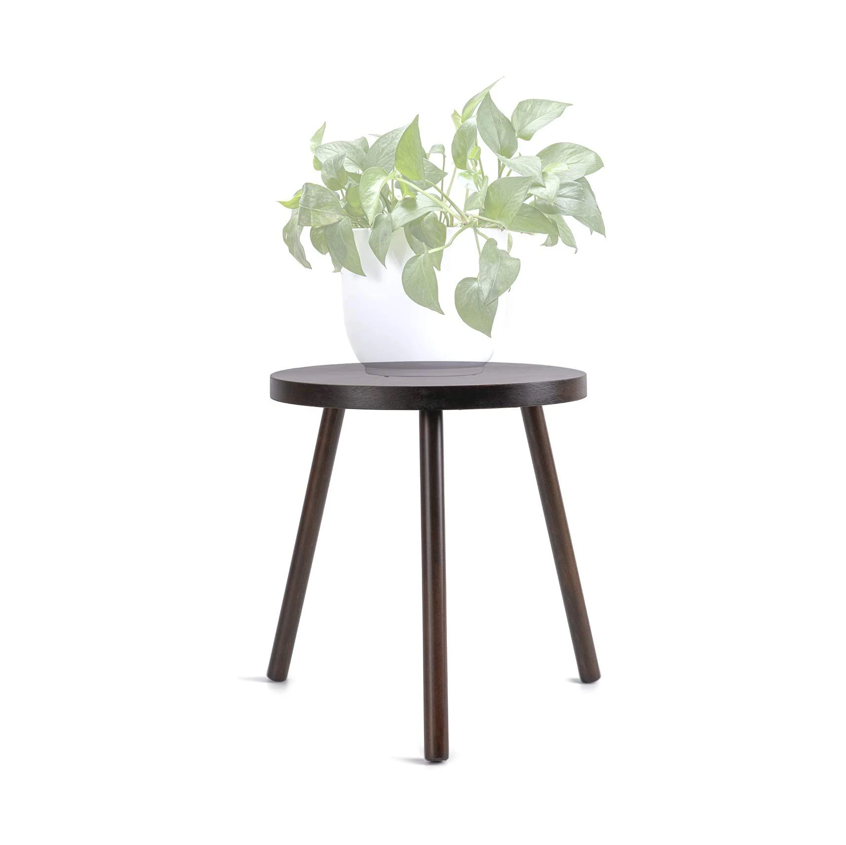 Подставка для растений среднего века, подставка для растений внутри помещения, подставка для цветочных горшков, маленький круглый боковой стол