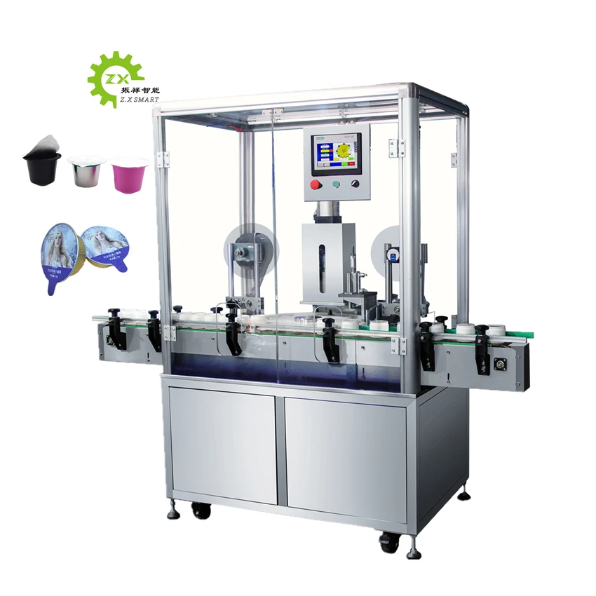 Electromagnetic Cosmetic Cream Cup Aluminum Foil Bottle Sealer Sealing Cup Capping Machine