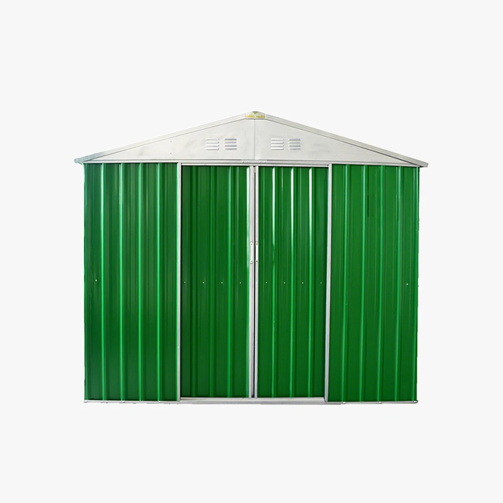  Yangzhou yihua новый дизайн gable крыша мотоциклетный сарай для продажи металлический велосипедный обычная