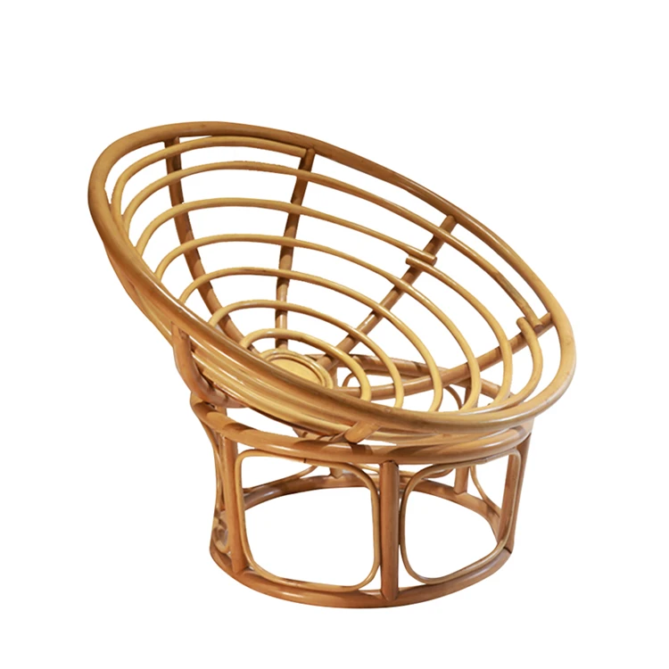 Indoor Outdoor Furniture Fashion Style Rattan Single Chair Living Room Hotel Garden Patio Leisure Sofa Chair