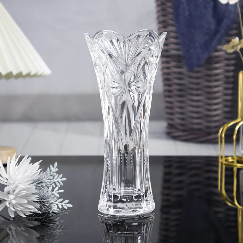 Home Office Decorative Factory Wholesale Vintage Tall Custom Glass Crystal Vases