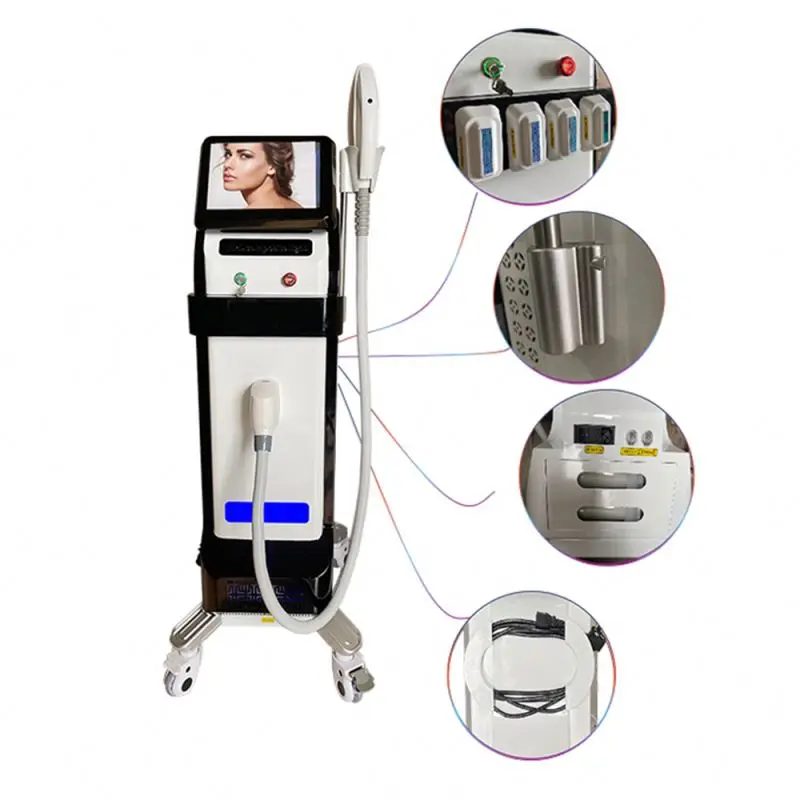 Spot Removal Facial Equipment New Hair Removal Handpieces Ipl E-Light Laser Beauty Machine