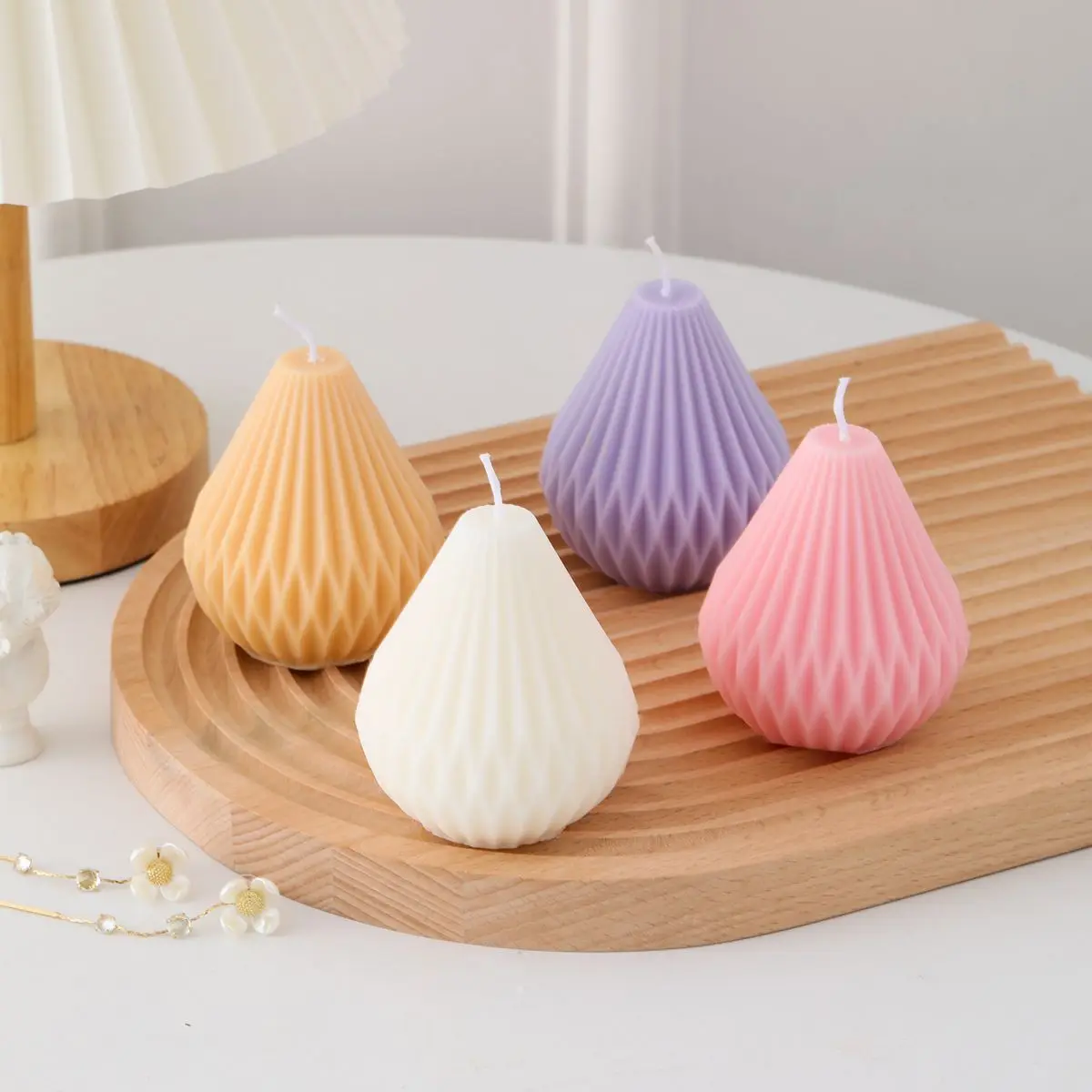 Scented candles private label luxury incense candles oil burner dessert candle for wedding favors