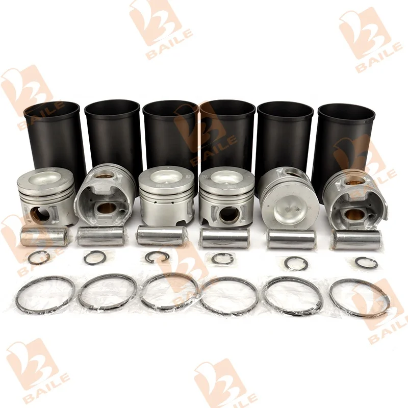 J08 J08C Engine Overhaul Rebuild Kit With Gasket Kit Engine Valves Bearings Set Water Pump  Oil Pump For J08 Hino Engine