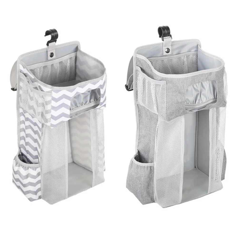 Hanging Nursery Organizer Baby Diaper Candy Diapers Storage Bag for Changing Table Crib Play yard Wall Nursery Organization