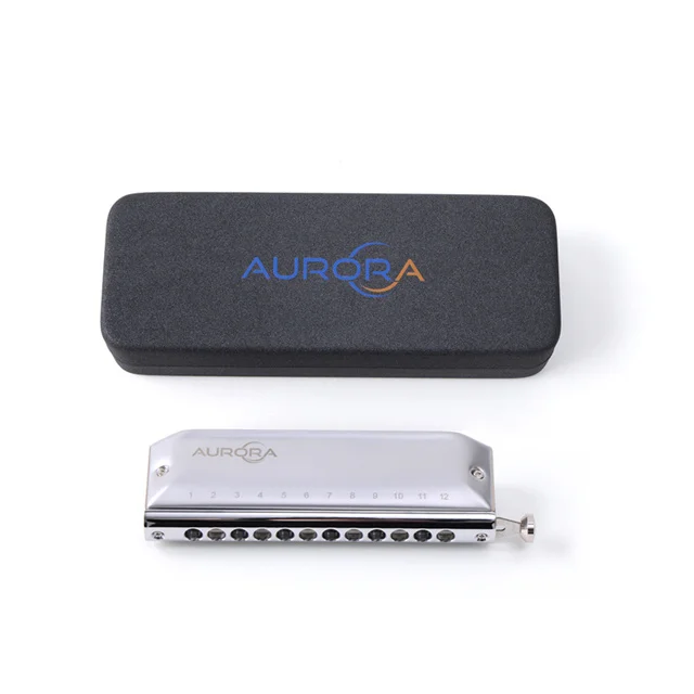 Conjurer impressive 12 holes 48 tune professional chromatic harmonica for performer musical instrument
