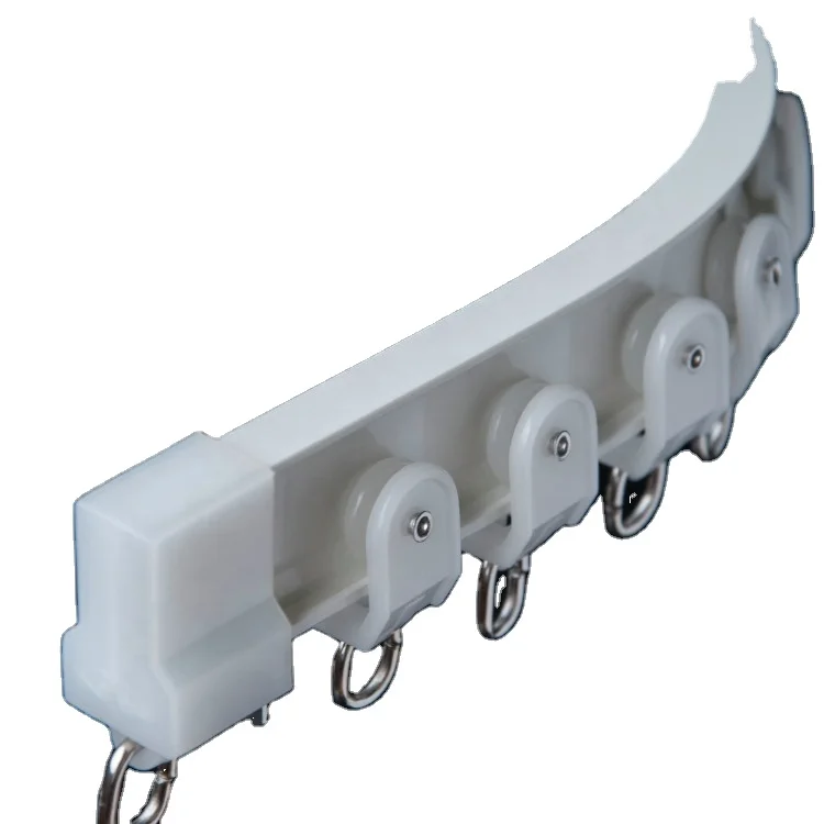 Classic Bend Heavy Duty Ceiling Aluminium Alloy European Curtain Track
