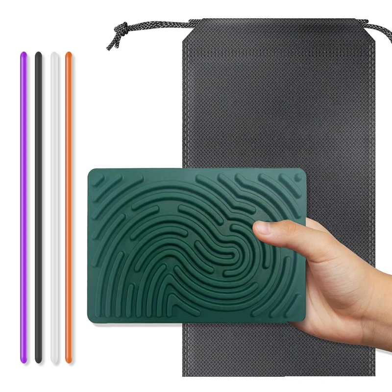 Sensory Activity Mat Sensory Activity Board Silicone Fidget Toy for Calming Stress Anxiety Travel Stress Release Board