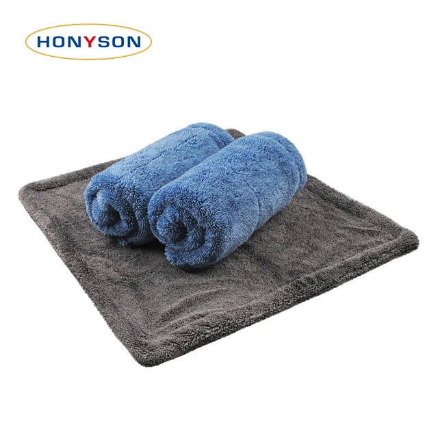 1200gsm car wash detailing towel,large size twisted loop car drying towel