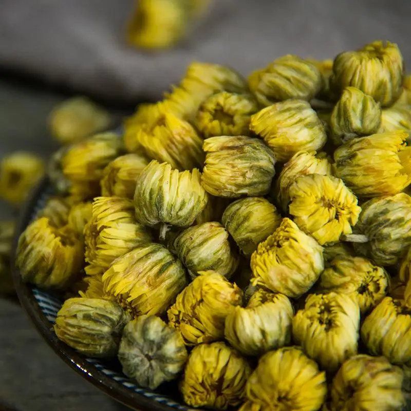 Tai Ju Bulk Low Price Fetal Chrysanthemum Half Blooming Camomile Flower Tea Herbs