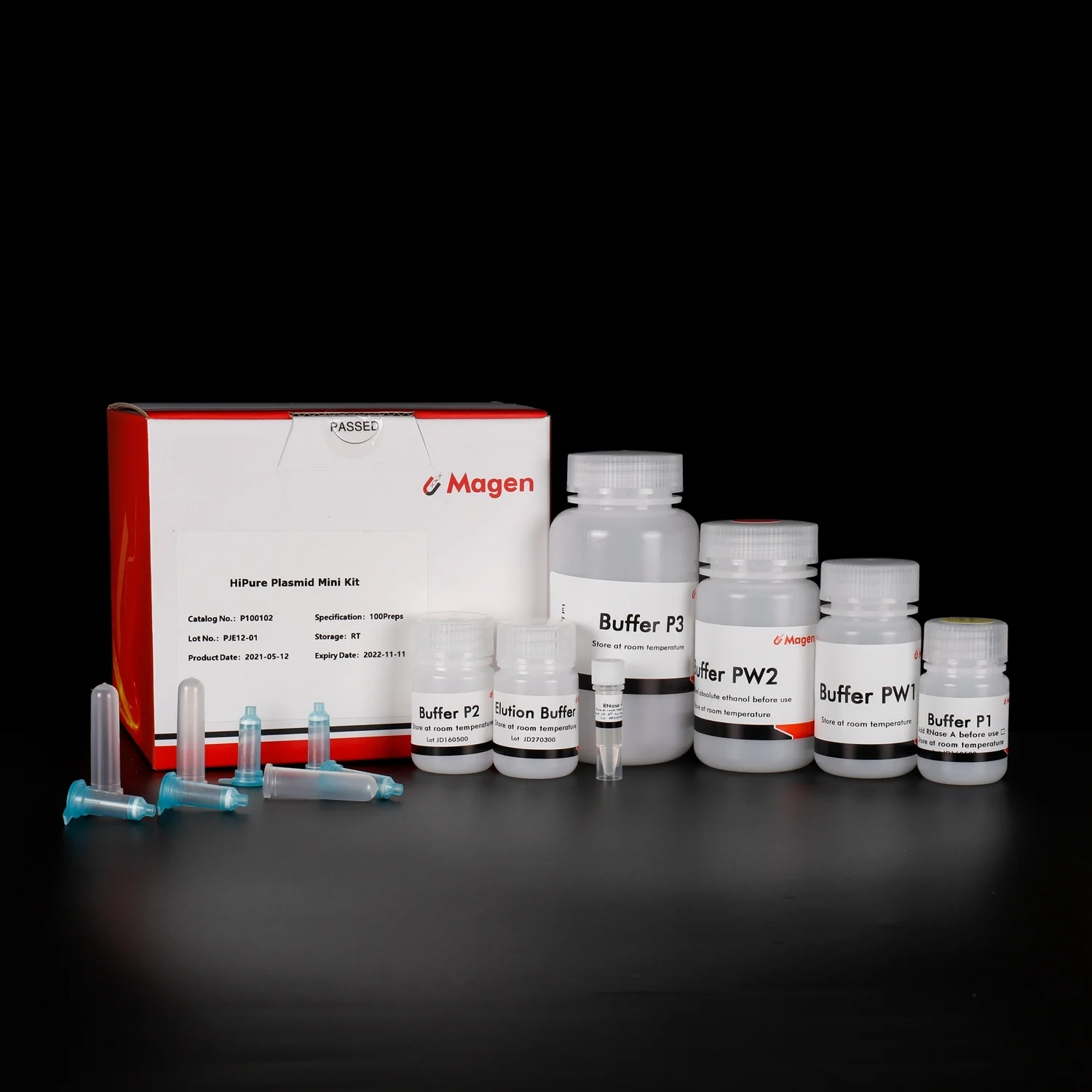 HiPure Plasmid DNA Mini Kit, P1001, Plamsid DNA extraction kit DNA isolation kit