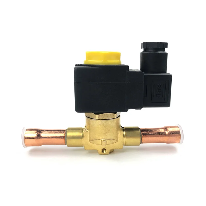 Factory Direct Supply 1028-2 1/4' Welded Freon Air Conditioning Solenoid Valve Electromagnetic Valve